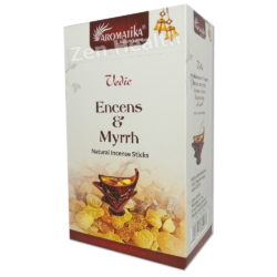 12 x Frankincense and Myrrh Incense Stick Packs Aromatika Vedic