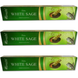 Vedic White Sage Incense Sticks With Musk and Patchouli