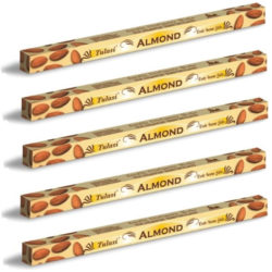 Tulasi Almond Incense Sticks Packs - Soft Soothing Aroma
