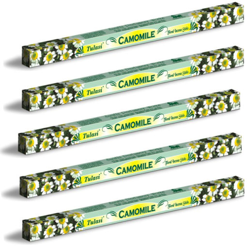 Tulasi Camomile Incense Sticks Packs - Anti-Stress Calming Aroma