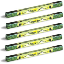 Tulasi Green Tea Incense Sticks Packs - Anti-Stress Calming Aroma