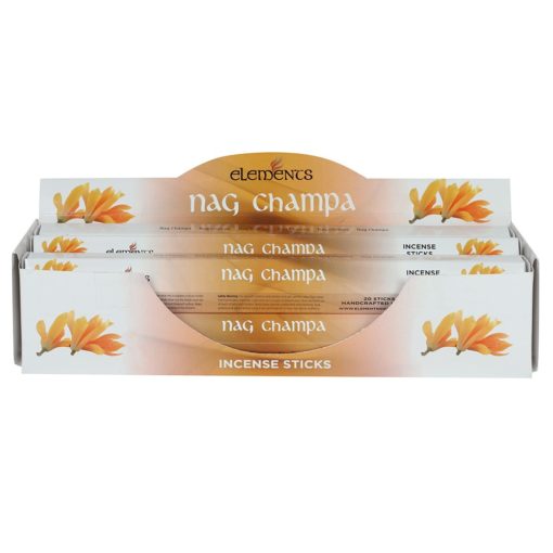 Elements Nag Champa Incense Sticks Warm Spicy Floral Scent