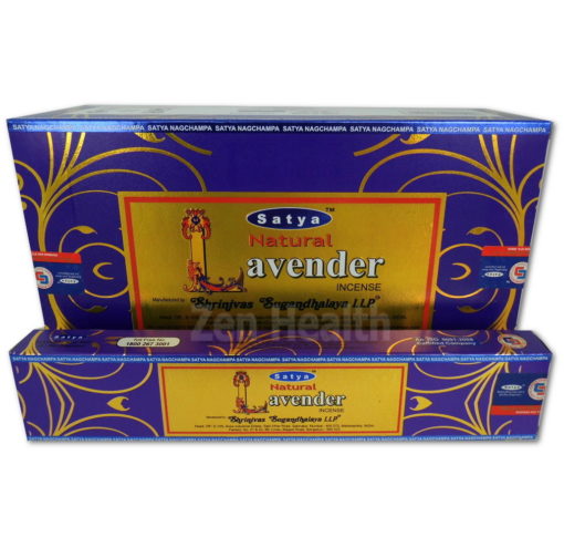 12 x Satya Natural Lavender Incense Stick Packs