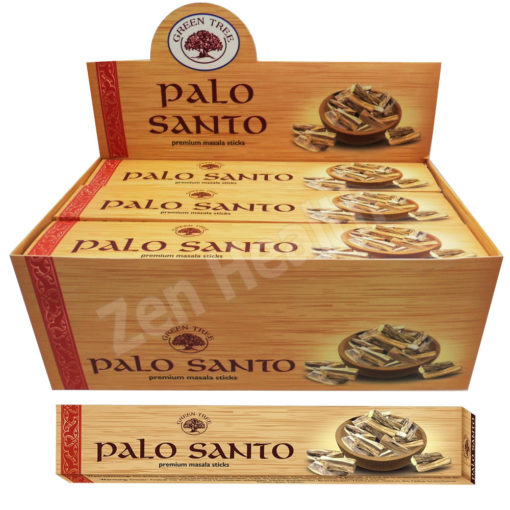 12 x Green Tree Palo Santo Holy Wood Incense Stick Packs