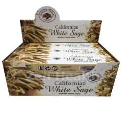 12 x Green Tree Californian White Sage Incense Stick Packs