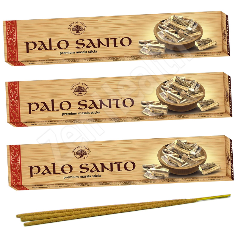 Green Tree Palo Santo Holy Wood Incense Sticks x 3 Packs UK