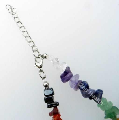 Chakra Necklace Full 7 Chakra With Chipped Stones For Reiki Healing