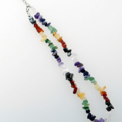 Chakra Necklace Full 7 Chakra With Chipped Stones For Reiki Healing