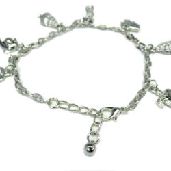 Charm Bracelet With Sea Turtle - Shells - Dolphins - SeaHorses