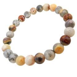 Crazy Lace Agate 8mm Natural Gemstone Bracelet