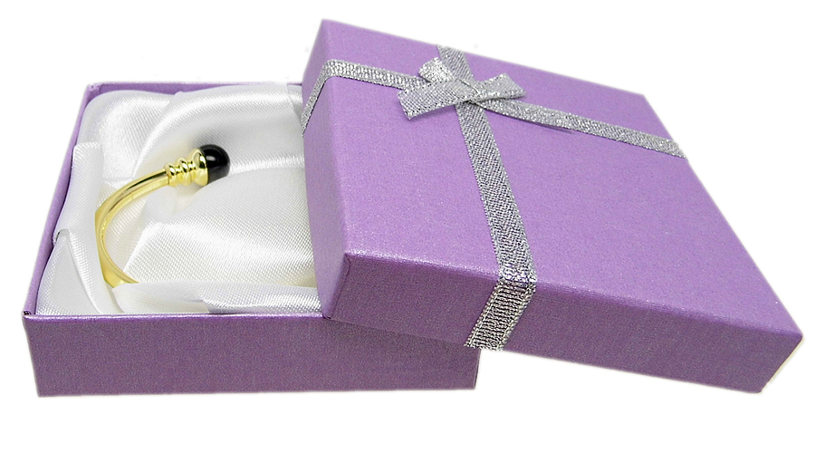 Gold Plated Torque Bracelet - Bangle With Cat's Eye Gemstone