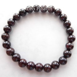 Blood Garnet Natural Gemstone Bracelet With 8mm Balls