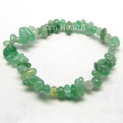 Natural Green Aventurine Chipped Gemstone Bracelet