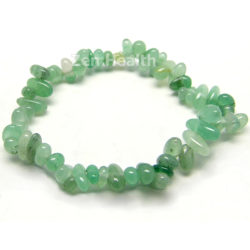 Natural Green Aventurine Chipped Gemstone Bracelet