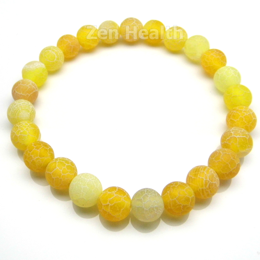 Honey Crystal Gemstone Stretch Bracelet – Healing Benefits