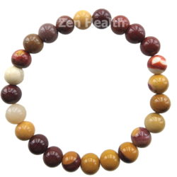 Australian Mookaite 8mm Natural Healing Beaded Stretchable Bracelet