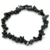 Natural Black Onyx Chipped Stretchable Bracelet