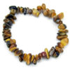 Natural Tiger's Eye Stretchable Chipped Gemstone Bracelet