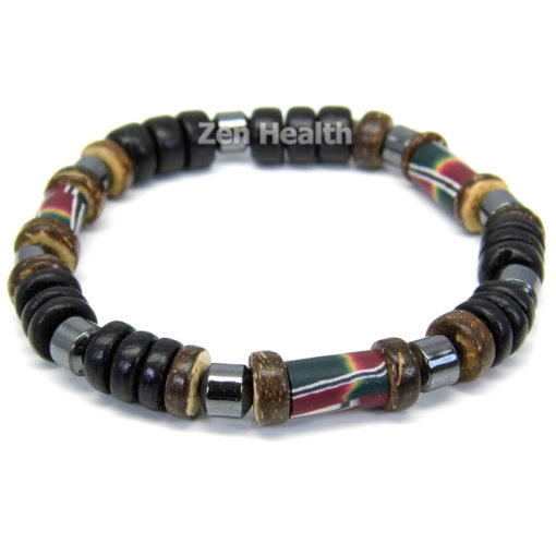 Black and Brown Leather Bracelet