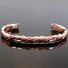 100% Pure Twisted Copper Magnetic Bracelet Arthritis and Circulation Pain Relief