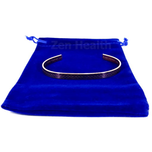 100% Pure Copper Bracelet With Celtic Design Arthritis / Circulation Pain Relief