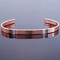 100% Pure Copper Bracelet With Celtic Design Arthritis / Circulation Pain Relief