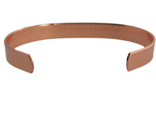 Pure Copper Bracelet For Men and Women Arthritis and Rheumatic Conditions - 10mm