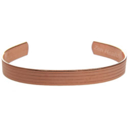 Pure Copper Bracelet For Men and Women Arthritis and Rheumatic Conditions - 10mm Ribbed