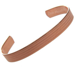Pure Copper Bracelet For Men and Women Arthritis and Rheumatic Conditions - 10mm Ribbed