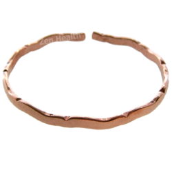 Pure Copper Ladies Wavy Non-Magnetic Bracelet Arthritis Pain Relief