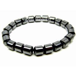 Magnetic Barrell Hematite Beaded Stretch Bracelet Arthritis Pain Relief Therapy