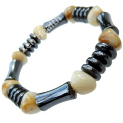 Natural Hematite Magnetic Healing Bracelet With Beads