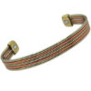 Magnetic Five Bands Copper Bracelet - Medium Size
