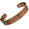 Magnetic Copper Bracelet With Unicorn / Forest Design  - Medium Size