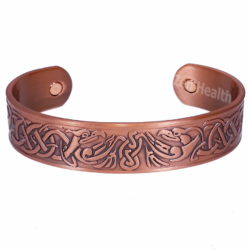 Magnetic Copper Bracelet - Eagle Design - Medium Size